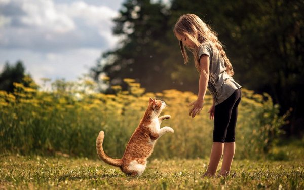 Дети природа животные