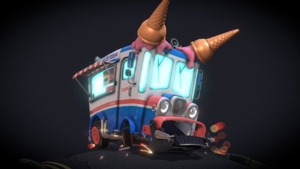 Мороженщик Ice Cream маска