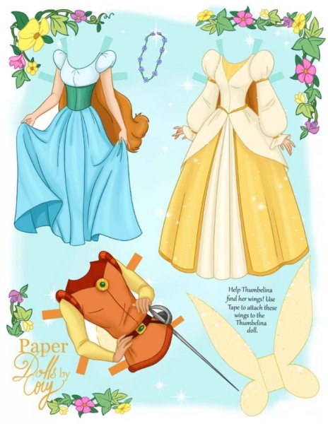 Бумажные куклы paper Dolls by Cory Jensen