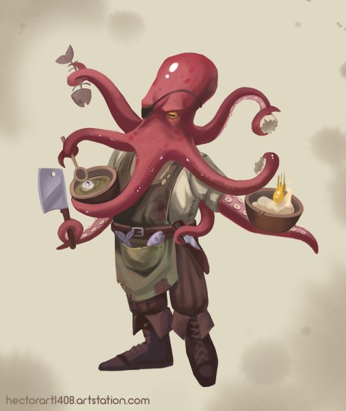 Осьминог Concept Art