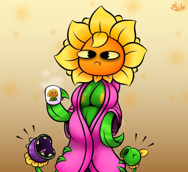 PVZ Heroes Солнечная вспышка rule34