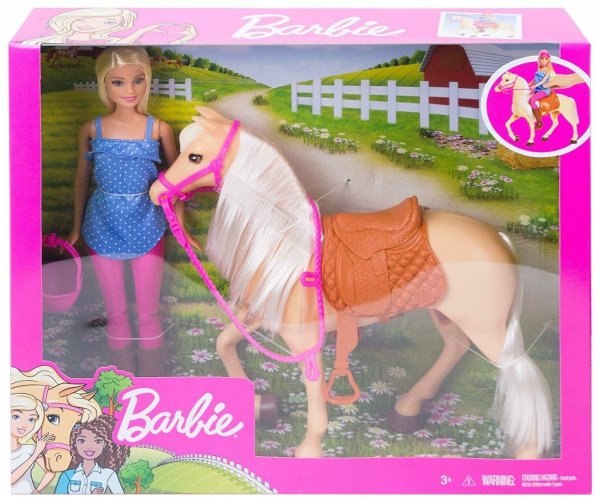 Кукла Barbie с лошадью, fxh13