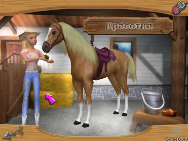 Игра Барби и лошадь на ранчо