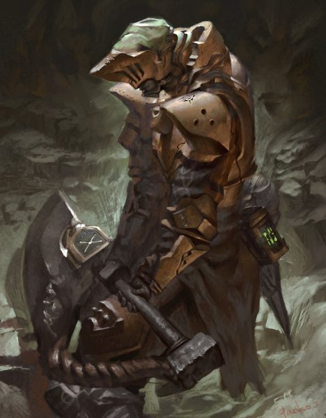 Monster Hunter охотник арт