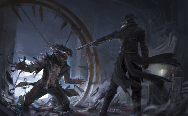 Чикаге Bloodborne арт