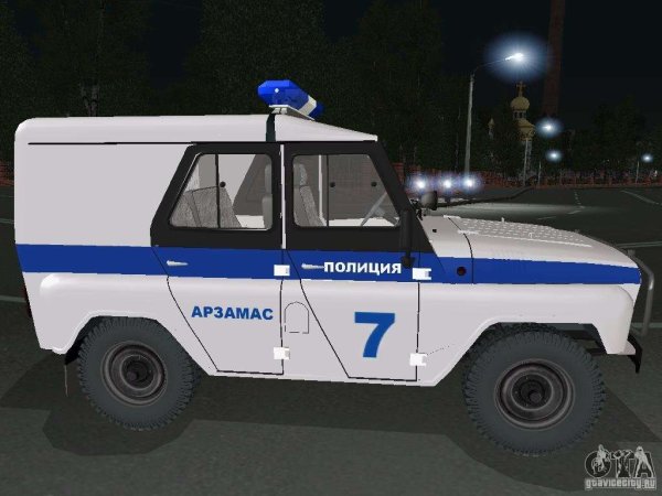 УАЗ 452 полиция GTA