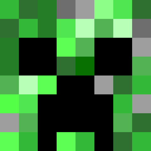 Minecraft КРИПЕР лицо
