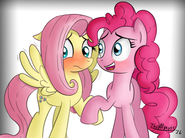 My little Pony Флаттершай и Пинки Пай
