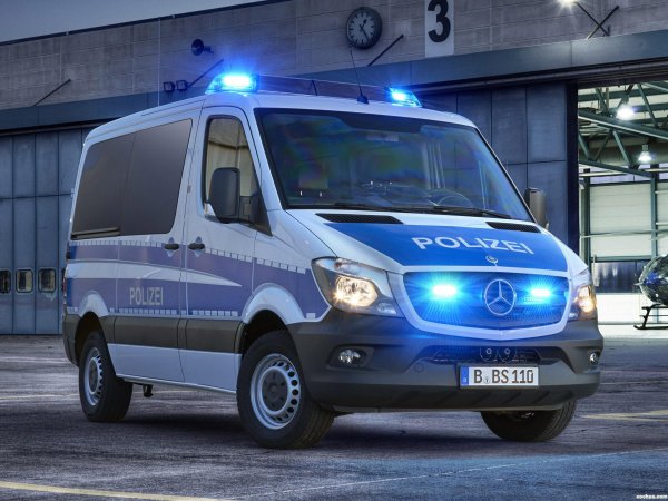 Машина Mercedes Sprinter полиция
