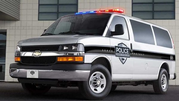 Chevrolet Express Police van