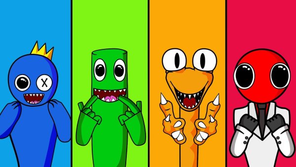 Rainbow friends РОБЛОКС Blue