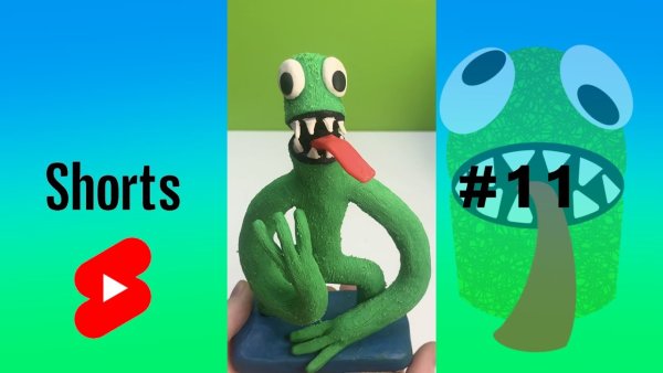 Радужные друзья Roblox зеленый монстр