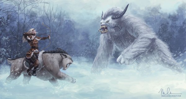 Йети Fantasy Art