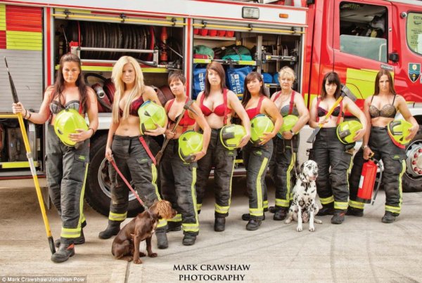 Горячие девушки пожарные