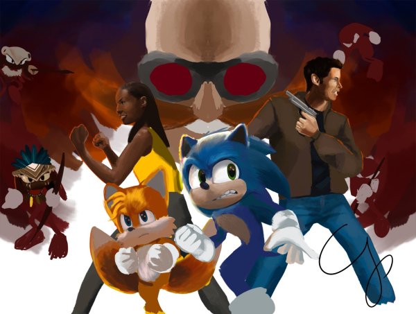 Sonic movie 2 комикс