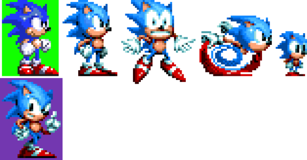 Sonic Mania Sonic пиксельный