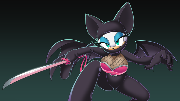 Rouge the bat Ninja
