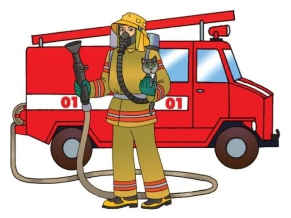 Профессия пожарный для детей