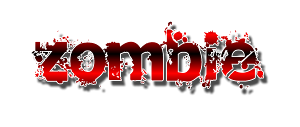 Zombie надпись