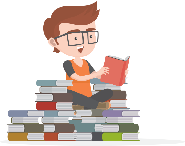 Человечек с книгой