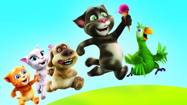 Outfit7 talking Tom зима