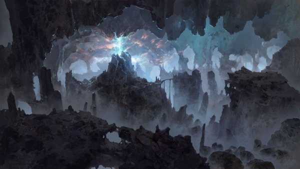 Андердарк пейзаж d&d