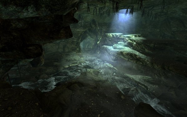 Skyrim мшистая пещера