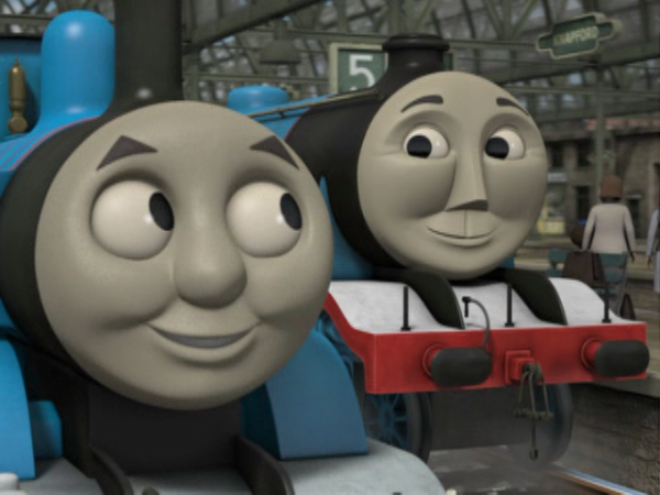 Thomas and his friends Gordon
