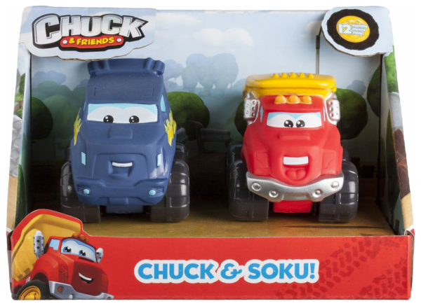 Chuck & friends машинки 5 см (набор 2 шт.)