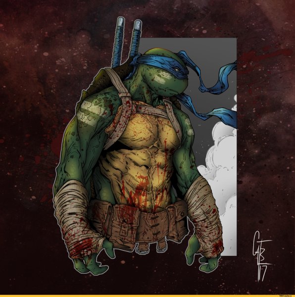 Леонардо черепашка ниндзя TMNT
