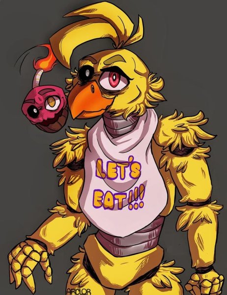 FNAF Art чика