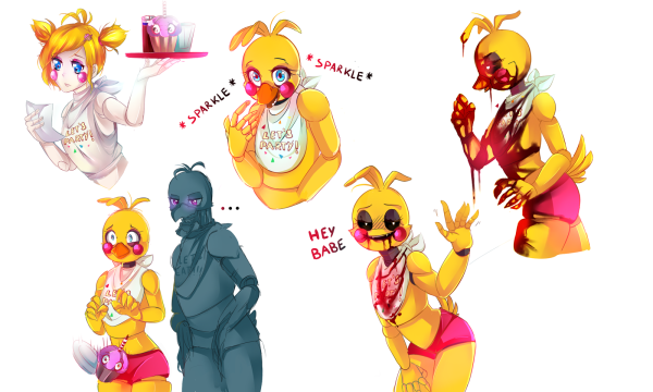 FNAF Art чика