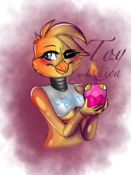 FNAF 2 той чика арт