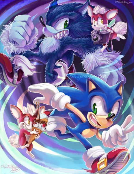 Sonic unleashed оборотень Соник