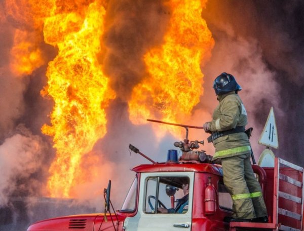 Пожар в Рязани