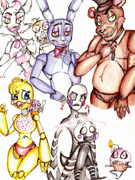 Фредди и чика из ФНАФ 9