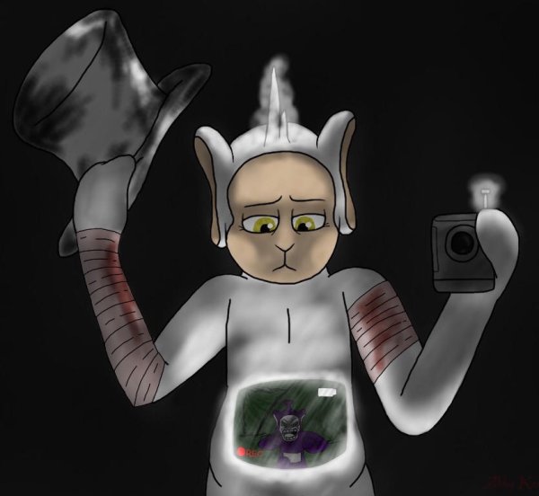 Белый телепузик slendytubbies