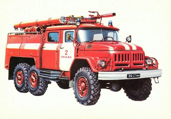 ЗИЛ-131 водовозка пожарная