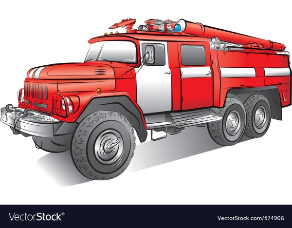 Пожарная машина Графика