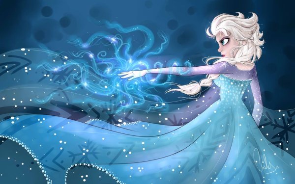 Let it go Эльза арт