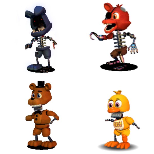 FNAF World персонажи