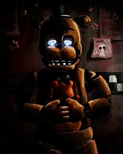Фредди ФНАФ 1 арт