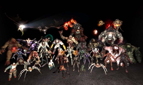 Эволюция монстров из Doom