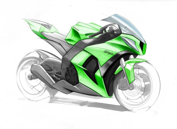 Концепт Kawasaki ZX-770r: