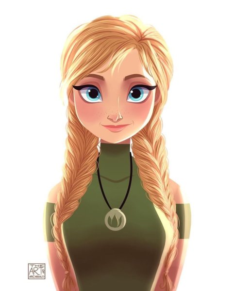 Анна Дисней аниме