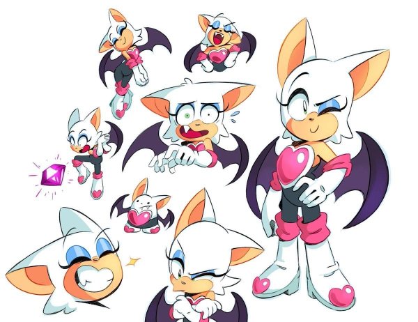 Rouge the bat Art cute