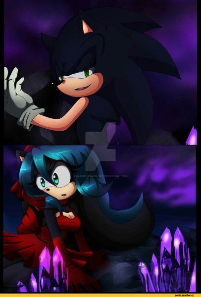 Dark Sonic the Hedgehog арт