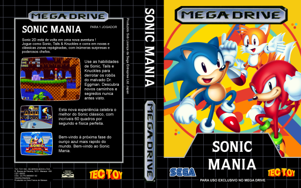 Sonic Mania Plus Mega Drive Cartridge