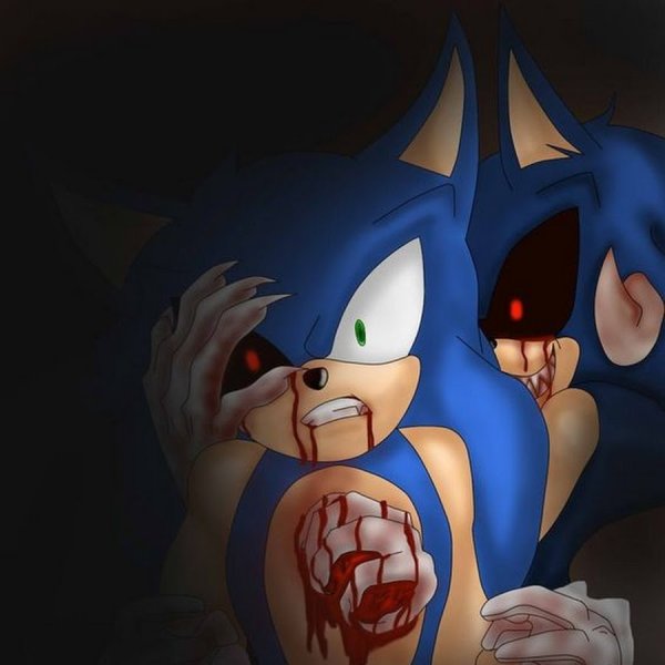 Sonic exe and Sonic