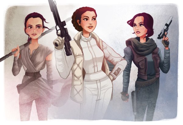 Армандо Хуэрта принцесса Лея Star Wars